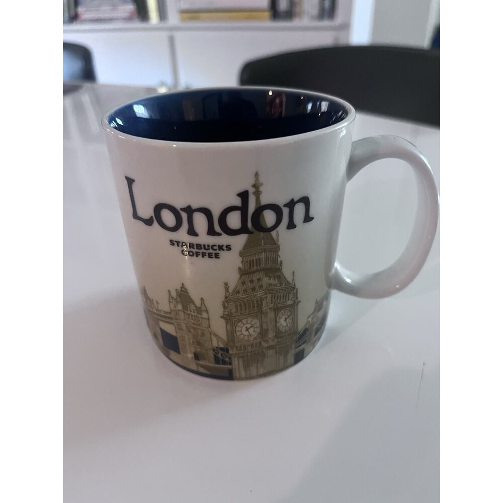 2014 Starbucks Global Icon London Coffee Mug 16 oz